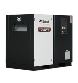 A Bobcat IA30VS Industrial Air Compressor for Compressed Air Technologies in Florence, MS Against a White Background