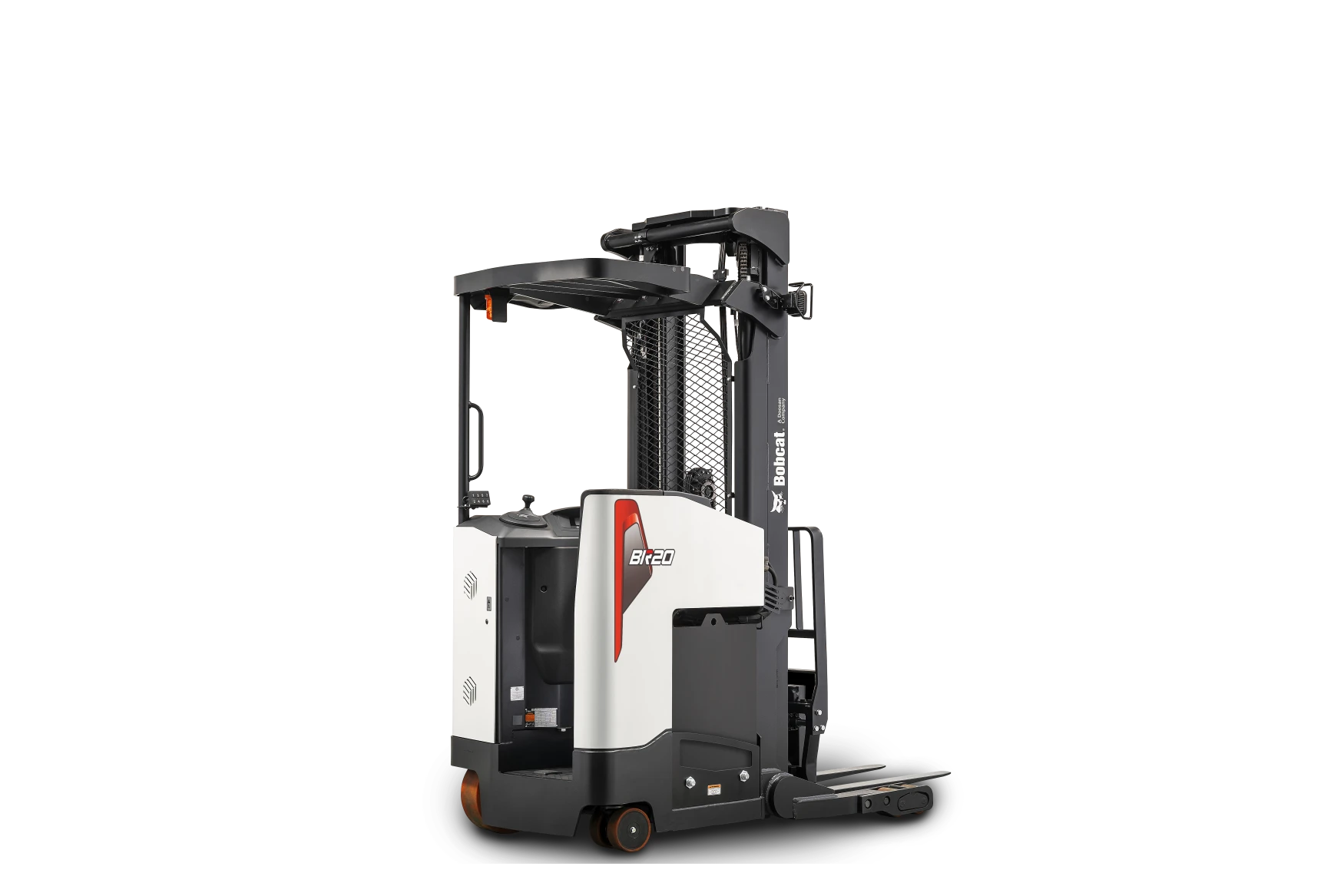 A Bobcat BR20SP-7 Plus Forklift for Hugg & Hall Equipment in Oklahoma City, OK Against a White Background